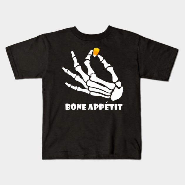 Bone Appetit Kids T-Shirt by PickledGenius